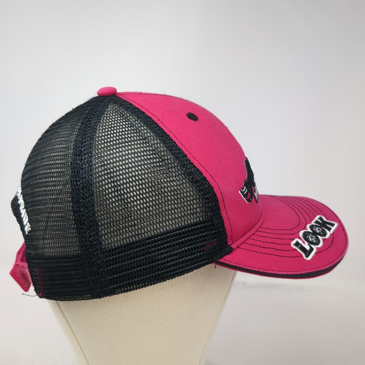 360 Apparel Adams Mfg Pink One Size Baseball Cap Hat Trailer Sales American Flag