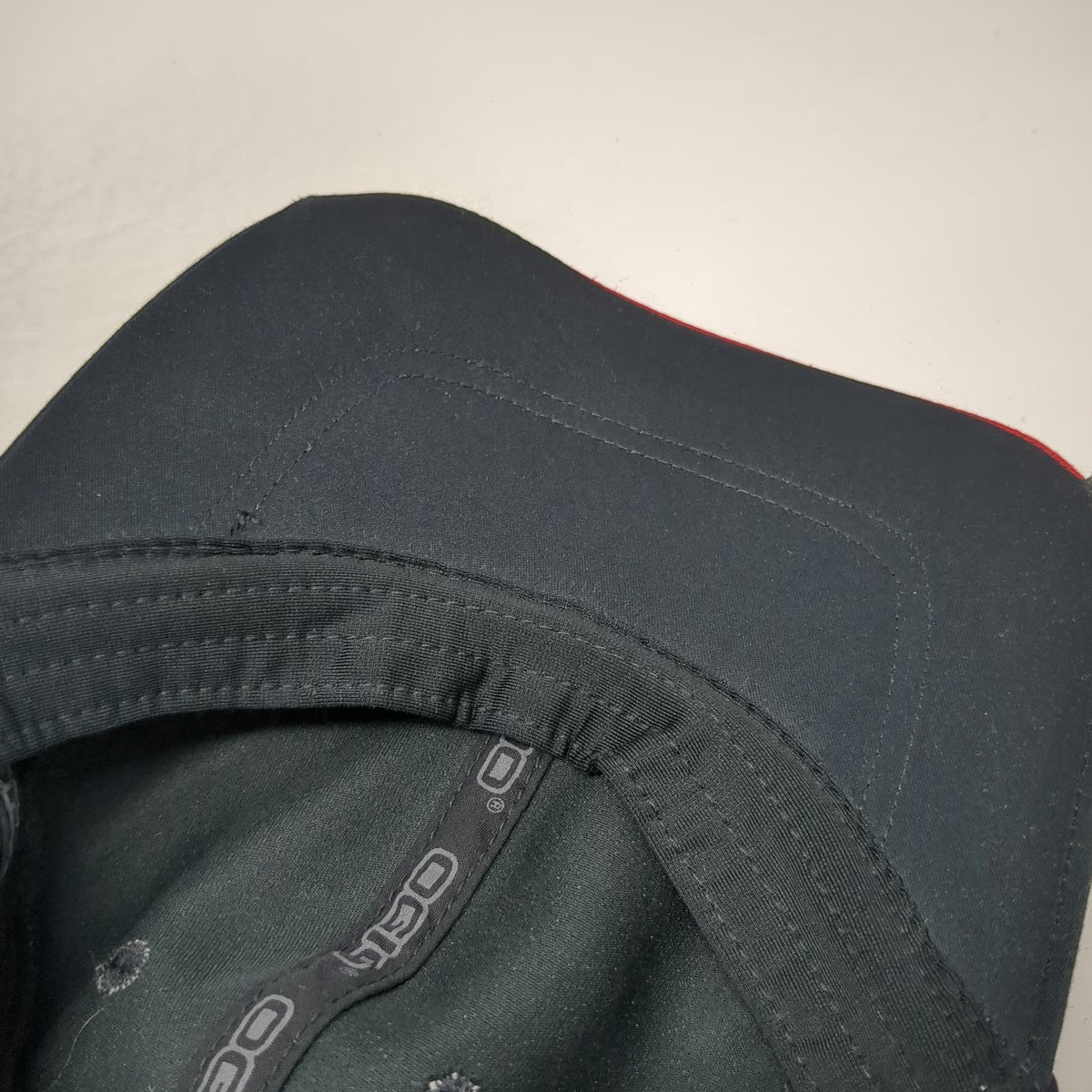 OGIO Baseball Cap Black One Size Polyester Slideback Hat Curved Brim Logo