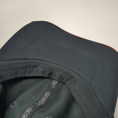 OGIO Baseball Cap Black One Size Polyester Slideback Hat Curved Brim Logo