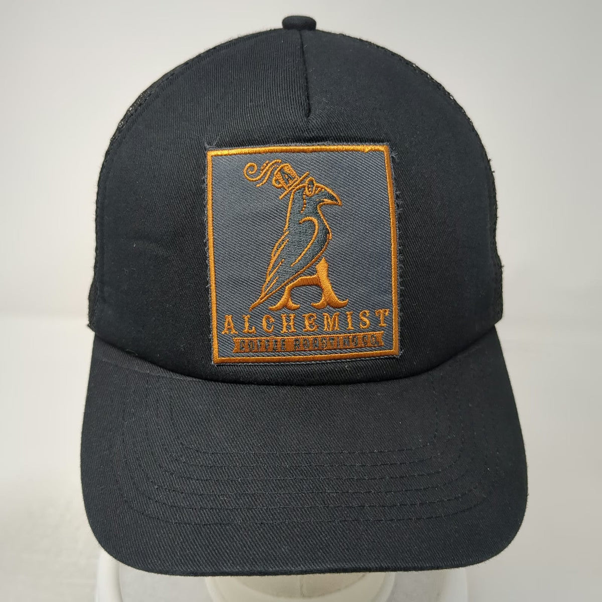 BIG Alchemist Coffee Roasting Co Black One Size Trucker Hat Mesh Snapback Patch