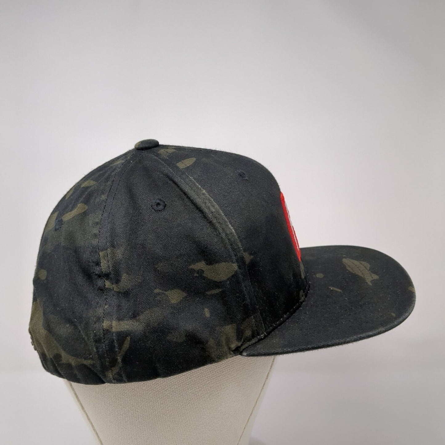 FD Snapback Hat Camouflage One Size Adjustable Embroidered The Classics Yupoong
