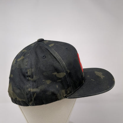 FD Snapback Hat Camouflage One Size Adjustable Embroidered The Classics Yupoong