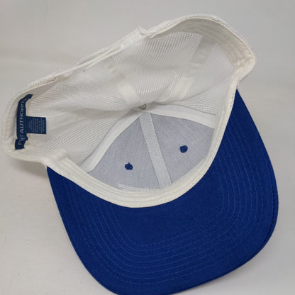 Top Gun Painters Snapback Mesh Back Trucker Hat Blue One Size Colorblock