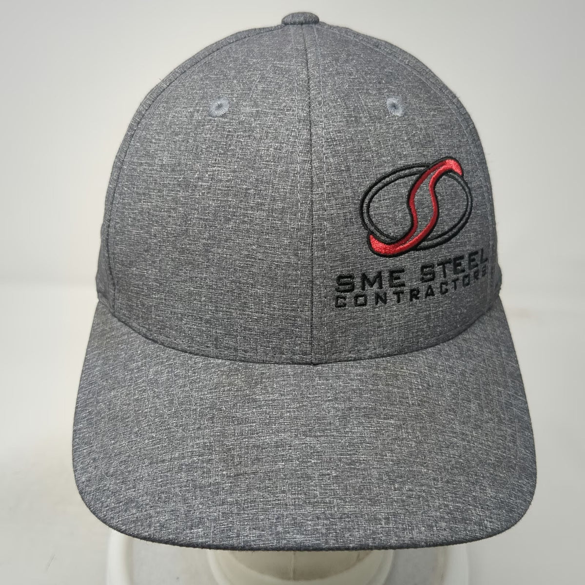 Port Authority Snapback Gray One Size Hat SME Steel SLC Airport Project Logo