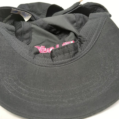 Headsweats Baseball Cap Black Pink One Size Running Mesh Hat GO St Louis 26.2