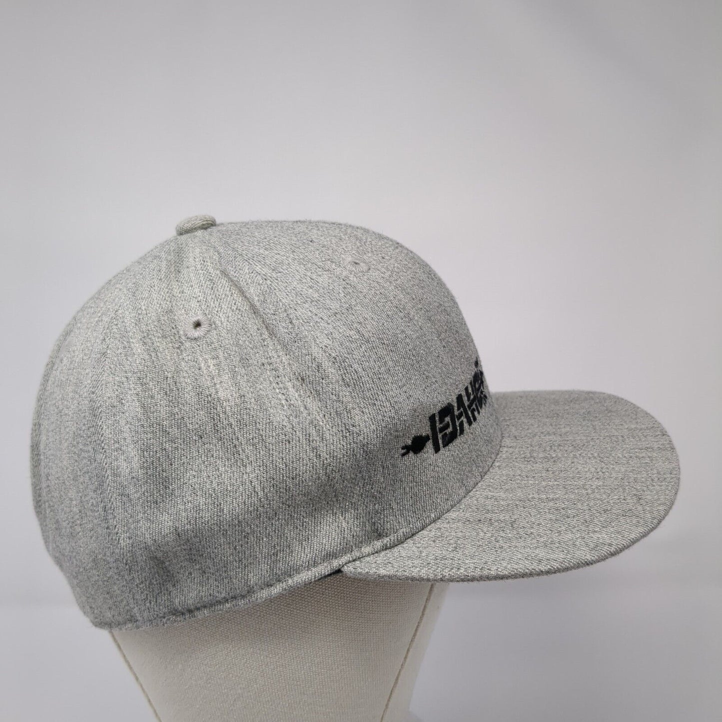 Idaho Fitted Hat Gray 7 1/4-7 5/8 Solid 6 Panel Vent Holes Outdoor