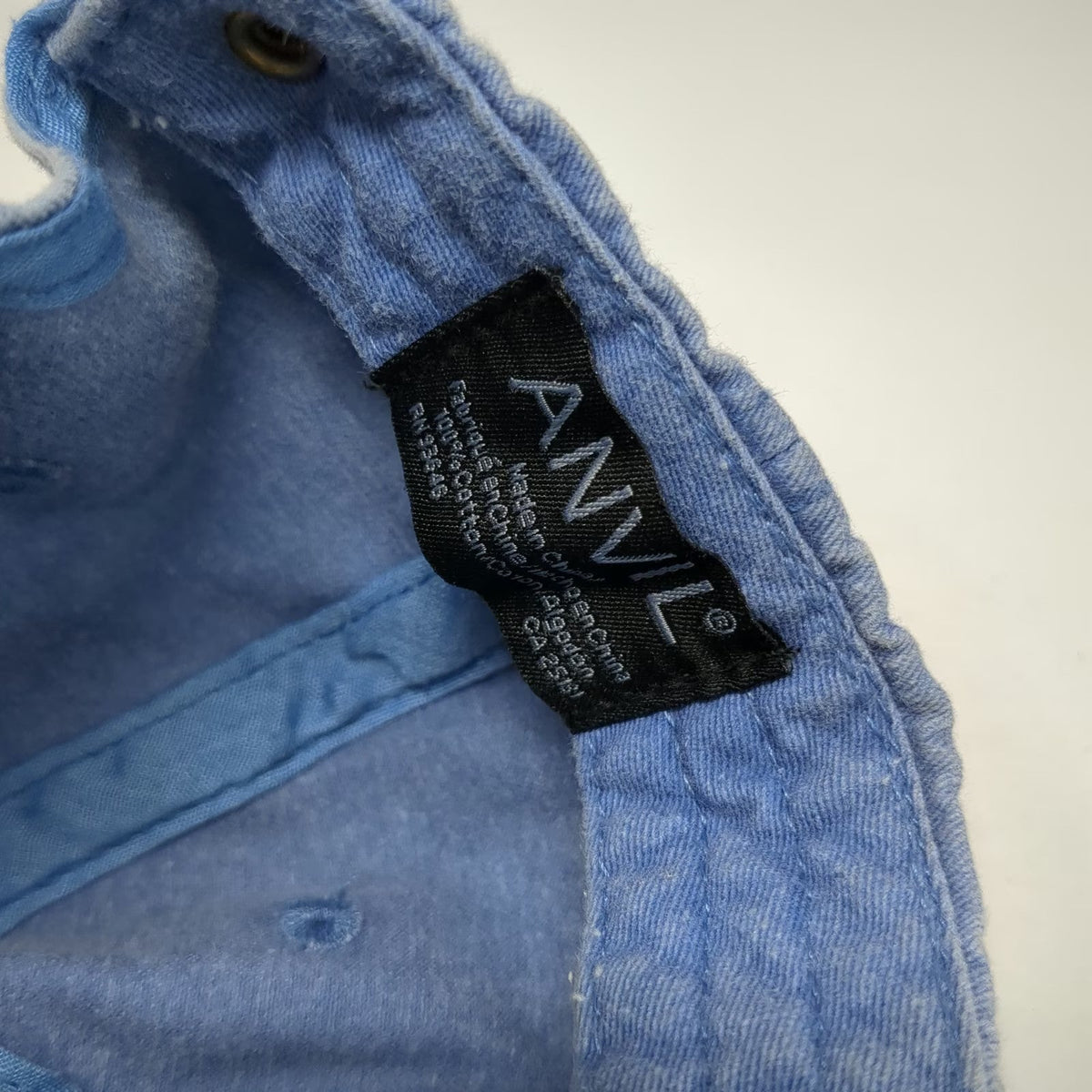 Anvil Cape Cod MA CC Patch Blue One Size Baseball Cap Hat Adjustable Slideback
