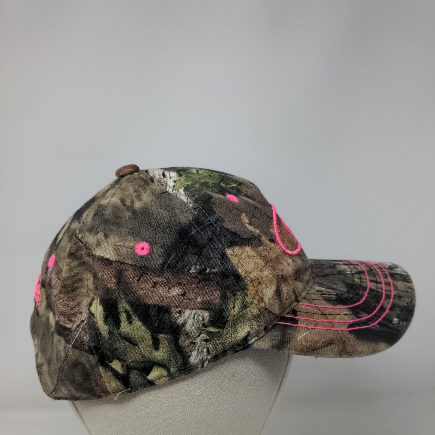Mossy Oak Ladies Slideback Hat Camouflage One Size Adjustable Outdoor Cap