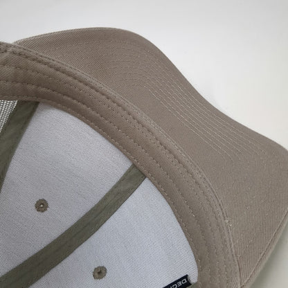 Decky Trucker Hat Gray One Size Snapback Mesh Big Black Hawk Aviation Helicopter