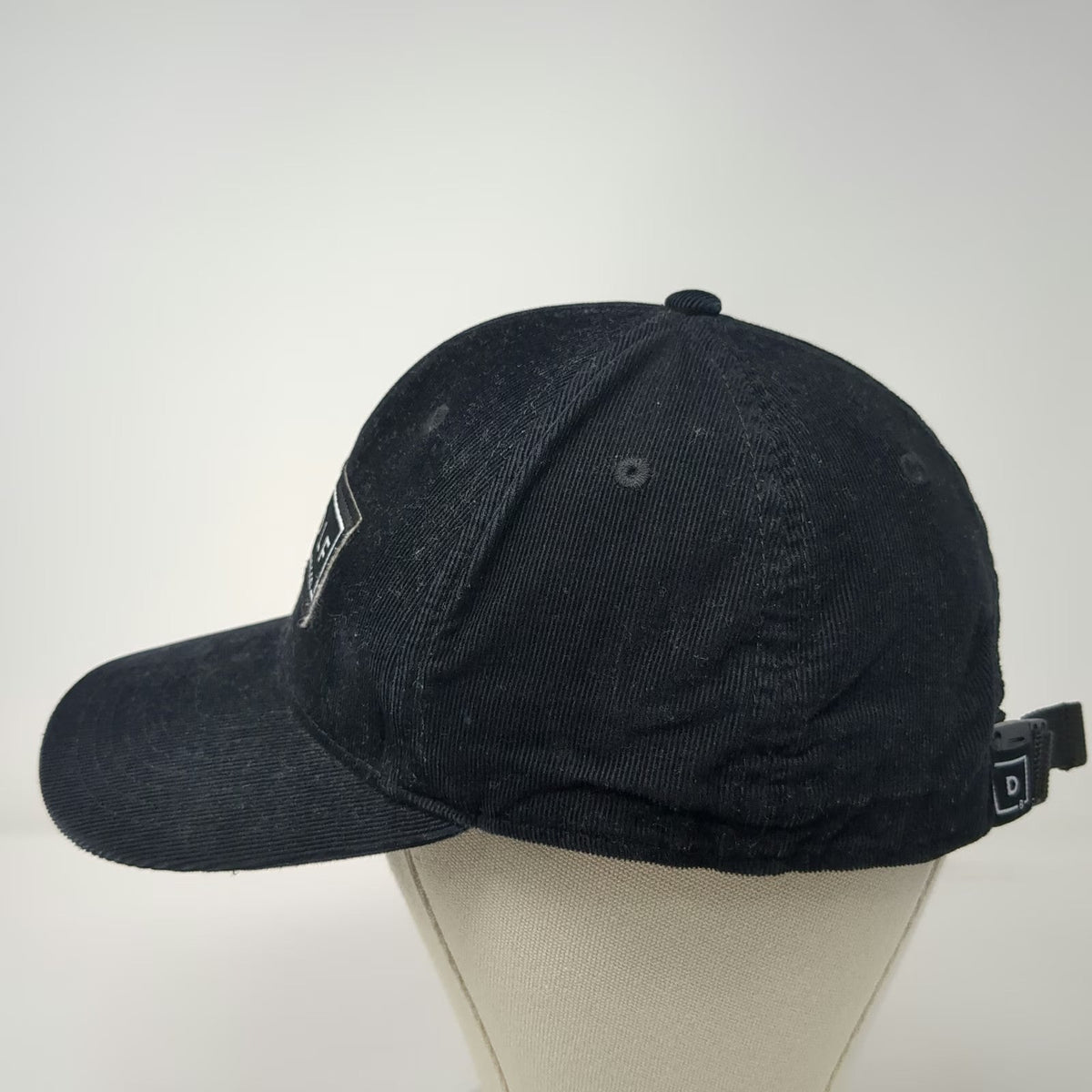 Dewolf Brewing Co Baseball Cap Black One Size Corduroy Patch Slideback Hat Logo