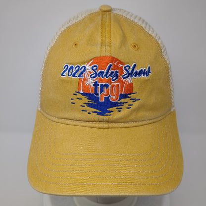 2022 Sales Show TPG Snapback Trucker Hat Yellow One Size Cap America