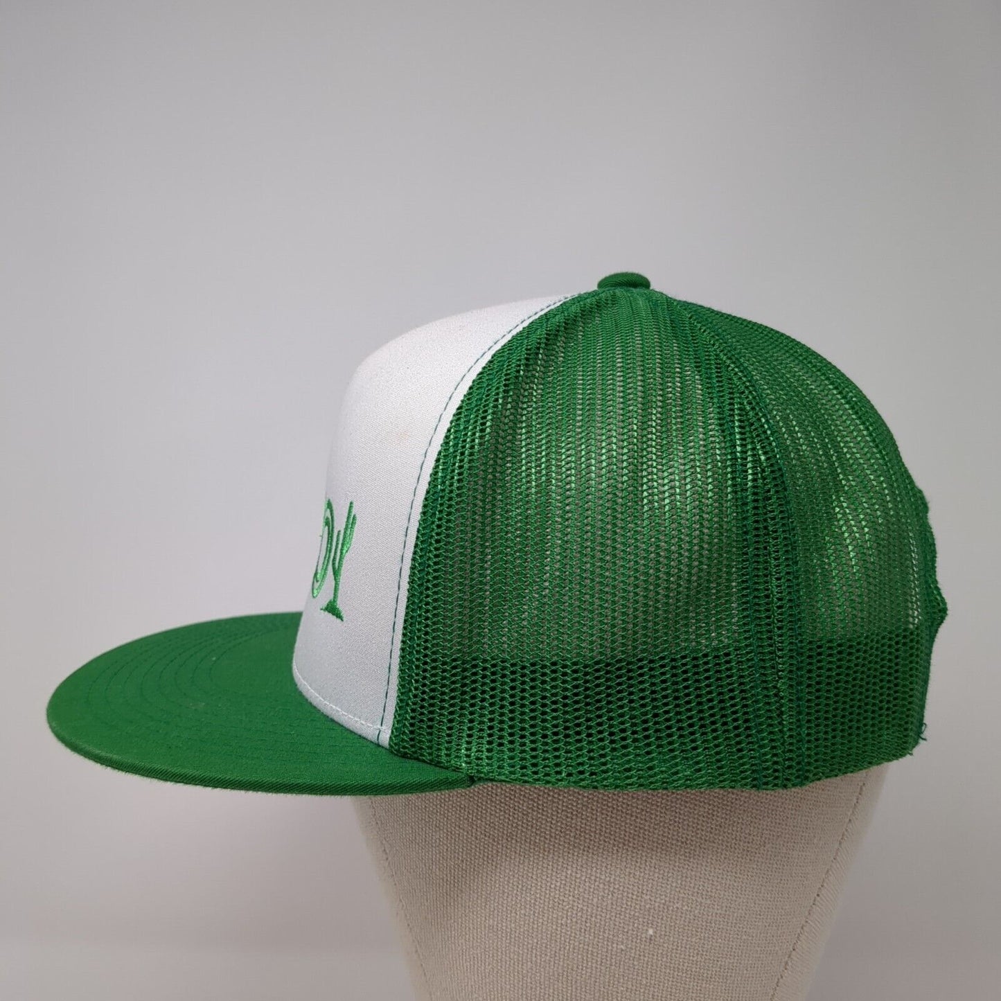 Idaho Snapback Trucker Hat Green OS Adjustable Mesh Back The Classic Yupoong