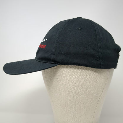Black Baseball Cap OSFM John Force Racing Castrol Strapback Hat NHRA Dragster