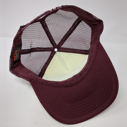 PY RO Streetwear Snapback Trucker Hat Red OS Adjustable Mesh Back Rope Otto