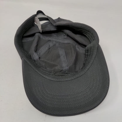 Alive Stretch Strapback Hat Gray One Size 6 Panel Blank Polyester Blend