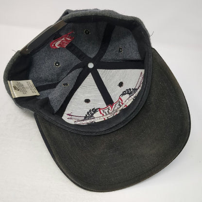 Nike Snapback Hat Gray One Size Wool Blend Authentic Athletics N Logo Sport