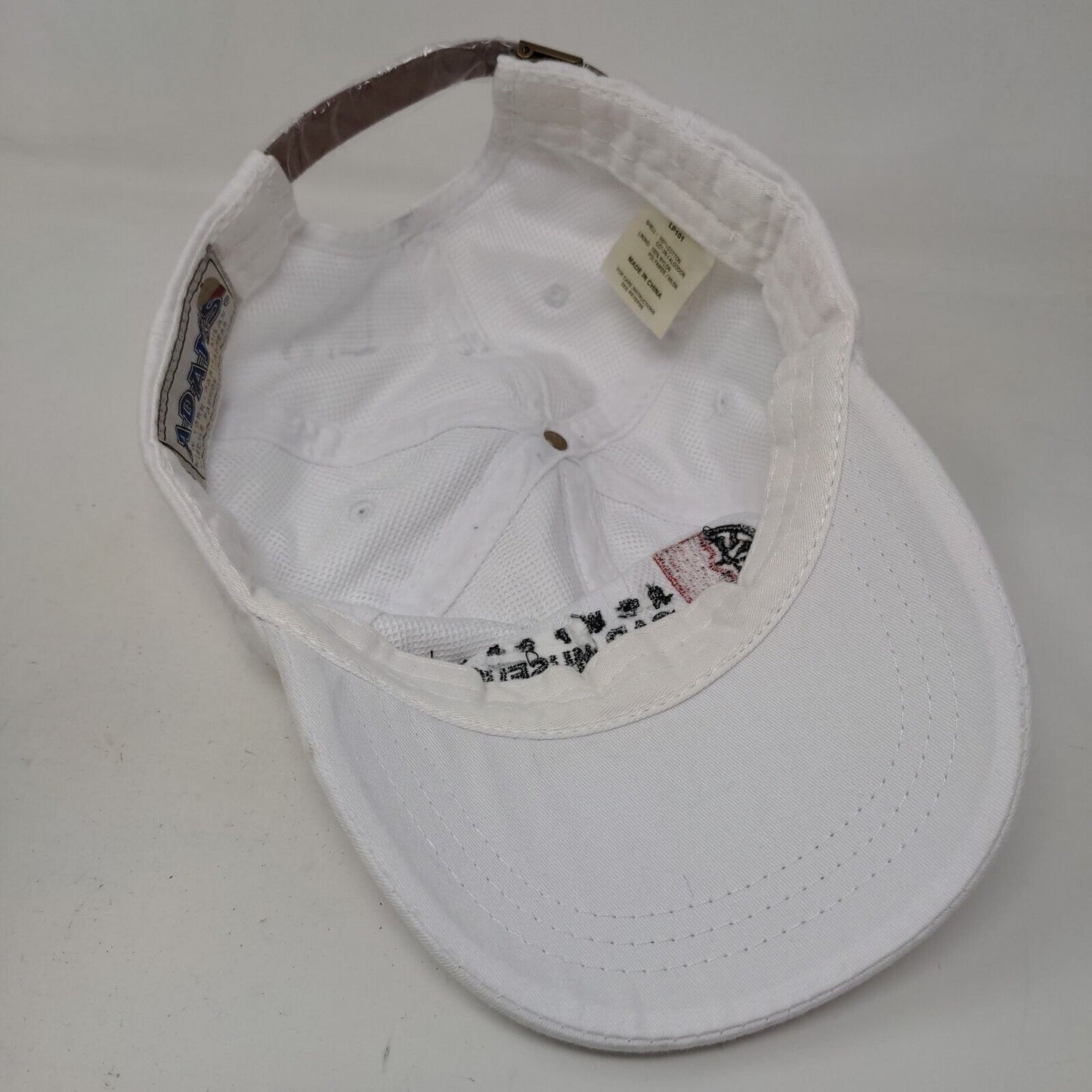 Richardson Men's Slideback Hat White Style 112 Newport Car Museum Logo Cotton