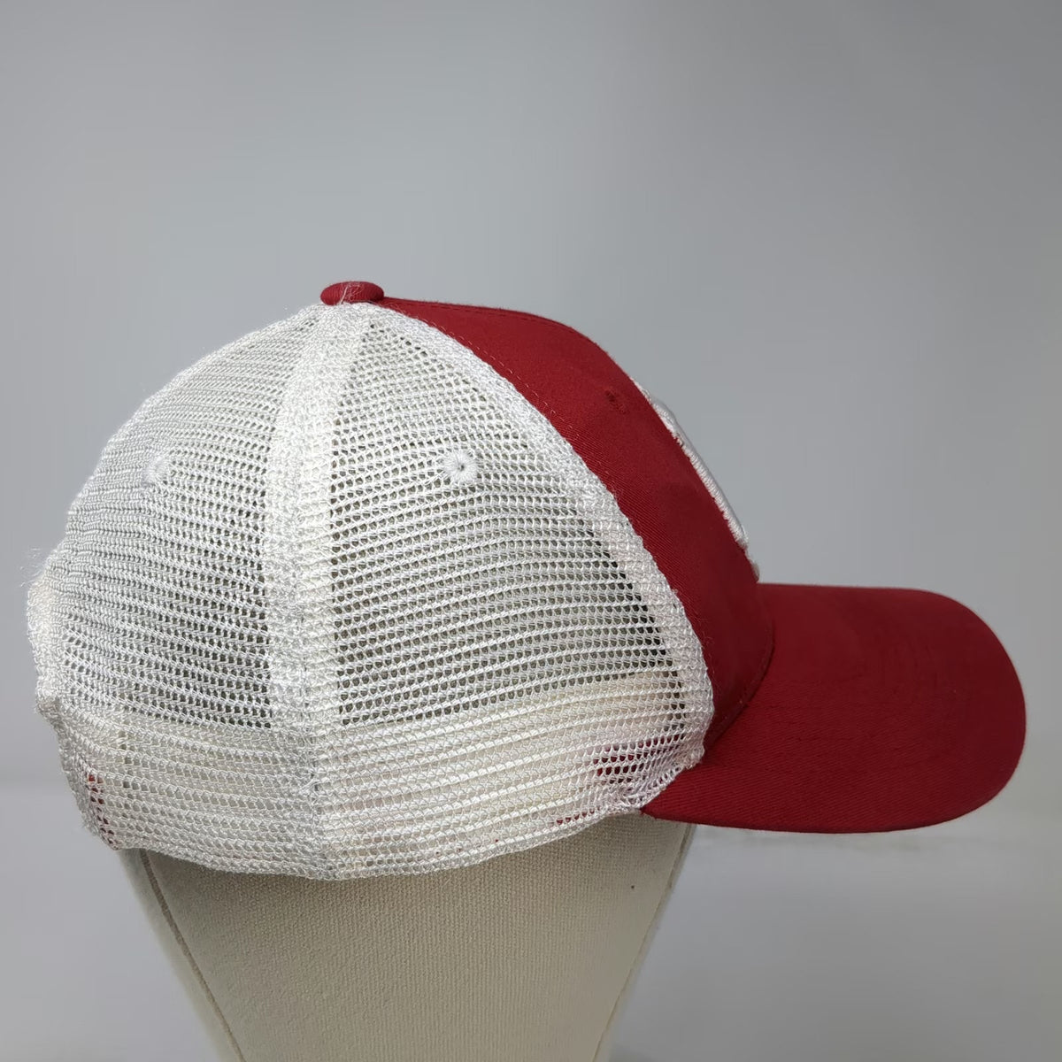 Indiana Hoosiers NCAA Zephyr Trucker Hat Red White One Size Mesh Snapback IU