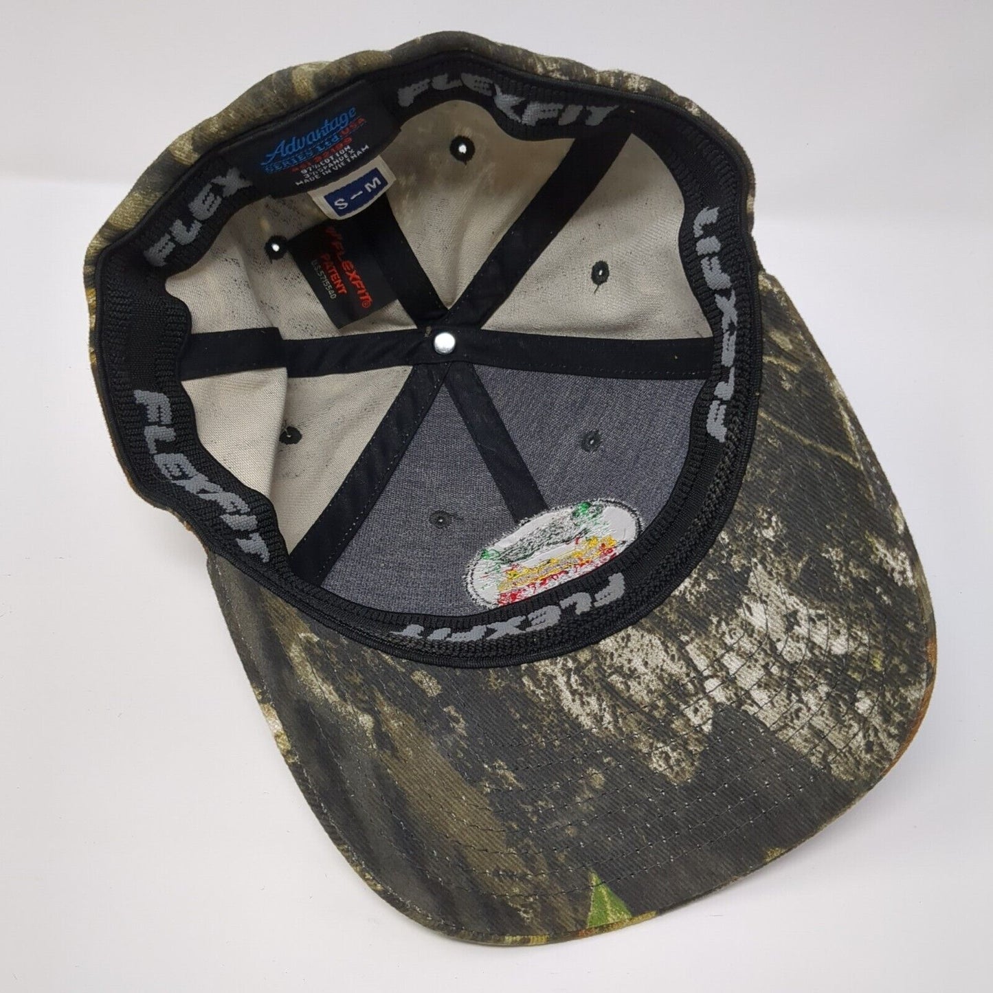 Hampton Paving Fitted Hat S-M Embroidered Flexfit Mossy Oak W/Tags