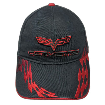 Ralph White Baseball Cap Black Red One Size Corvette C6 Embroidered Racing Hat