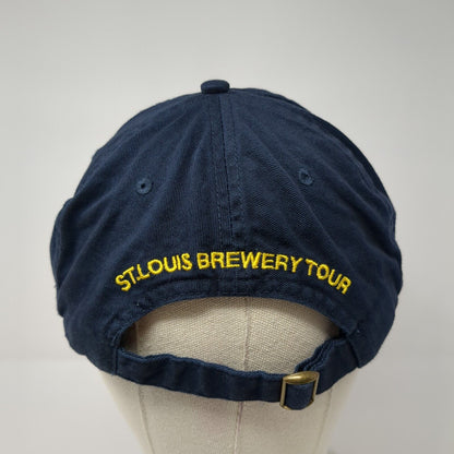 St. Louis Brewery Tour Slideback Hat Blue One Size Adjustable Embroidered