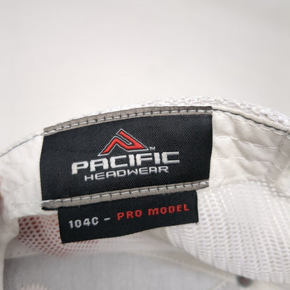 Pacific Headwear Snapback Trucker Hat Blue OSFA Adjustable Embroidered Mesh Back