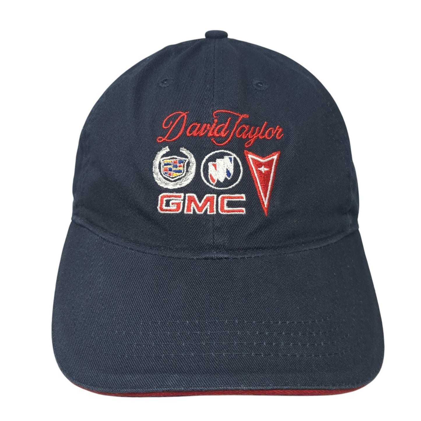 David Taylor GMC Slideback Hat Blue One Size Adjustable Embroidered