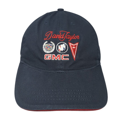 David Taylor GMC Slideback Hat Blue One Size Adjustable Embroidered