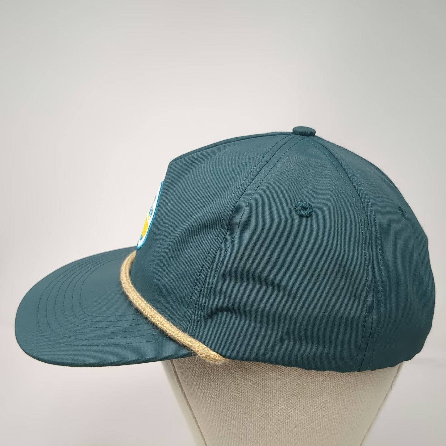 Sun Cruiser 5 Panel Blue One Size Graphic Rope Snapback Lightweight Beach Hat