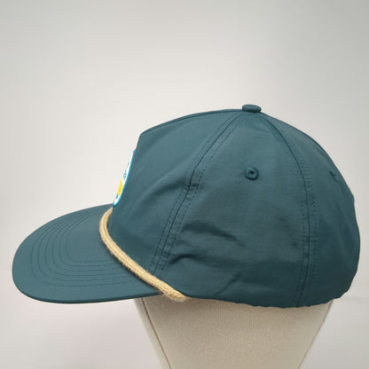 Sun Cruiser 5 Panel Blue One Size Graphic Rope Snapback Lightweight Beach Hat