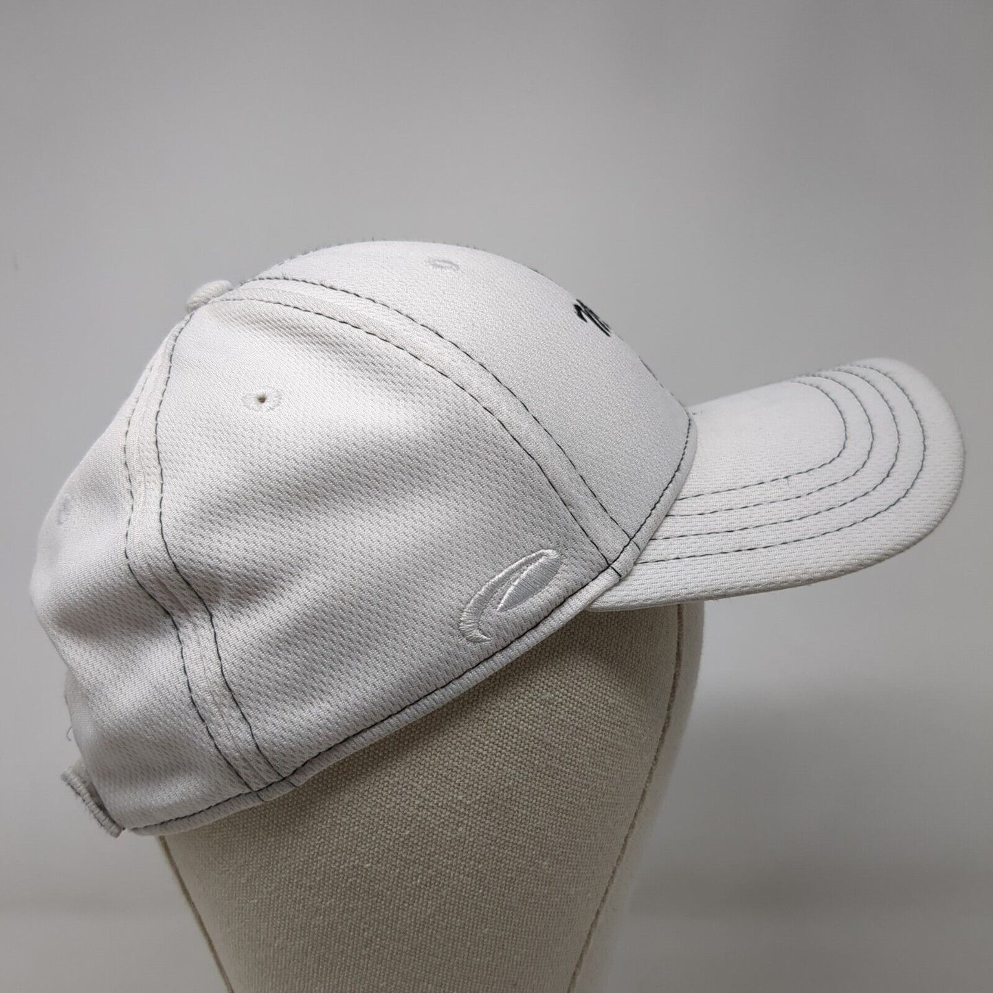 McCall Golf Club Strapback Hat White OSFA Adjustable Embroidered 6 Panel Pukka