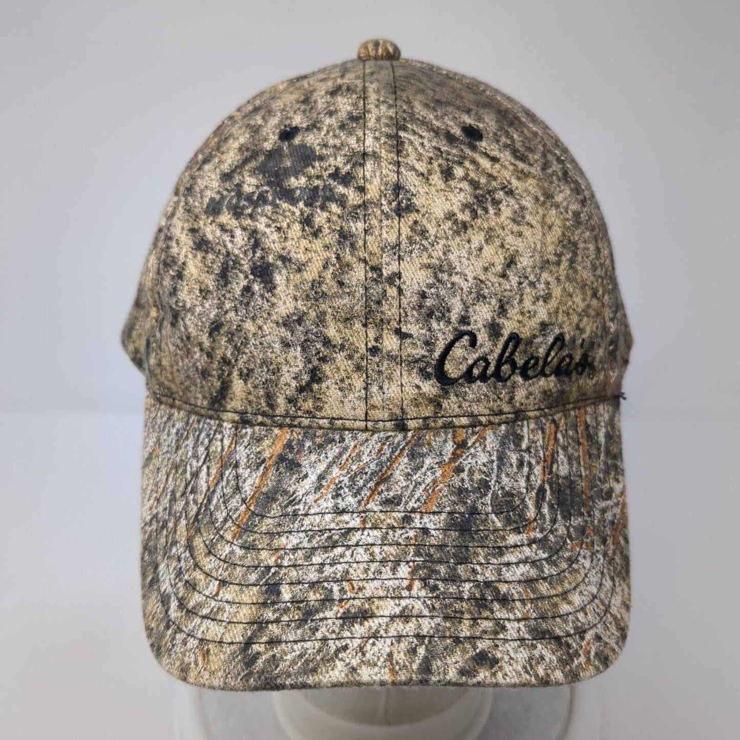 Cabela's Snapback Hat Camouflage One Size Adjustable Embroidered Mossy Oak