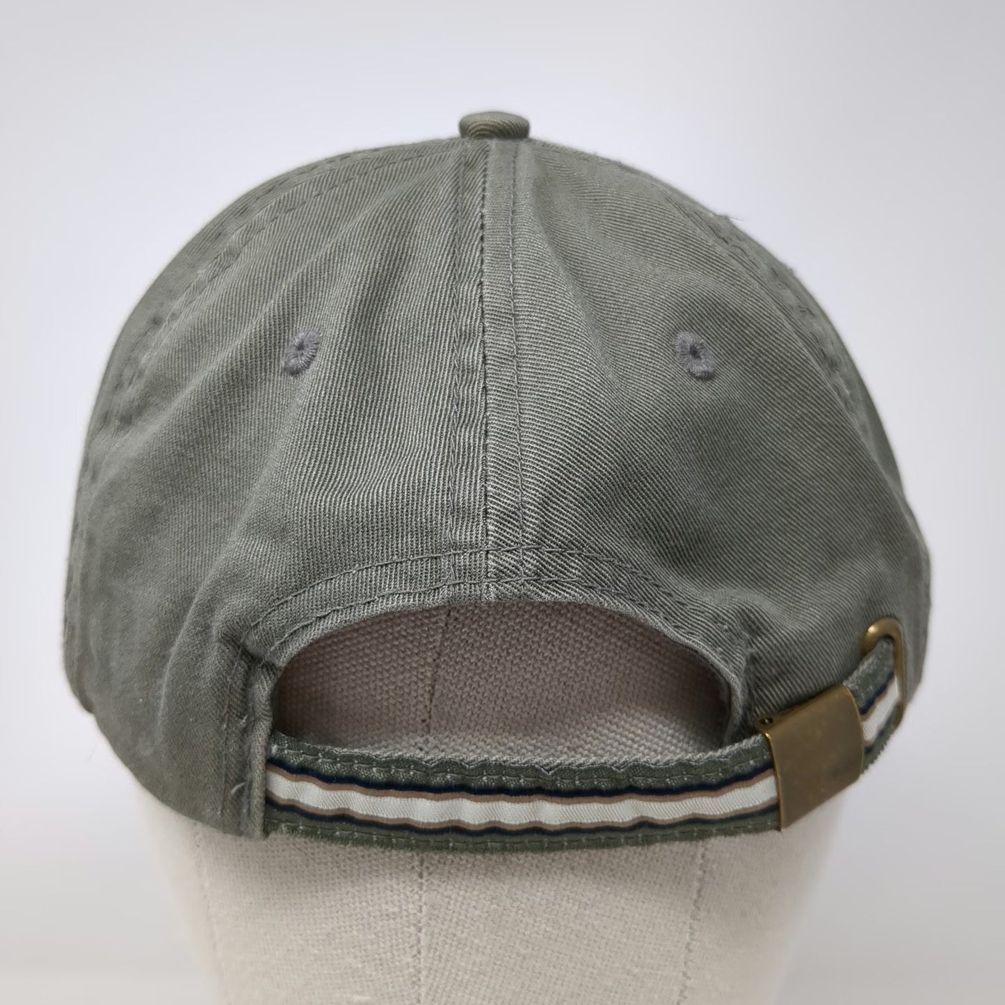 J Hats NC Zoological Society Metal Medallion Green Baseball Cap One Size Hat