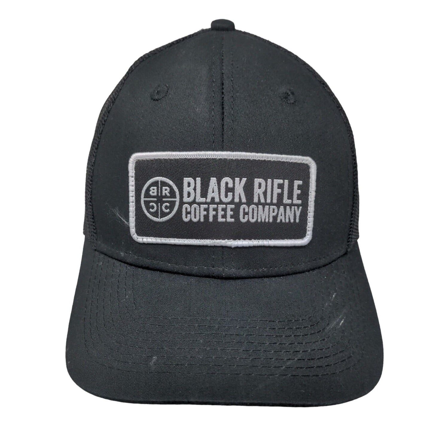Black Rifle Coffee Company Snapback Trucker Hat Black OS Embroidered Mesh Back