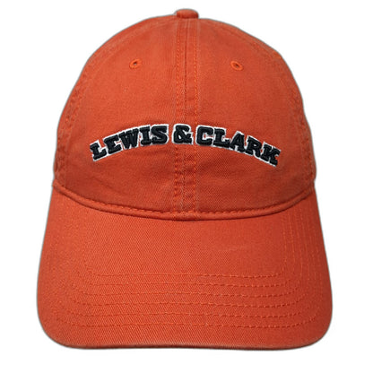 Legacy Baseball Cap Orange One Size Lewis & Clark Embroidery Slideback Hat