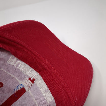 Humphreys Governor Slideback Hat Red One Size Adjustable Port & Company Cotton