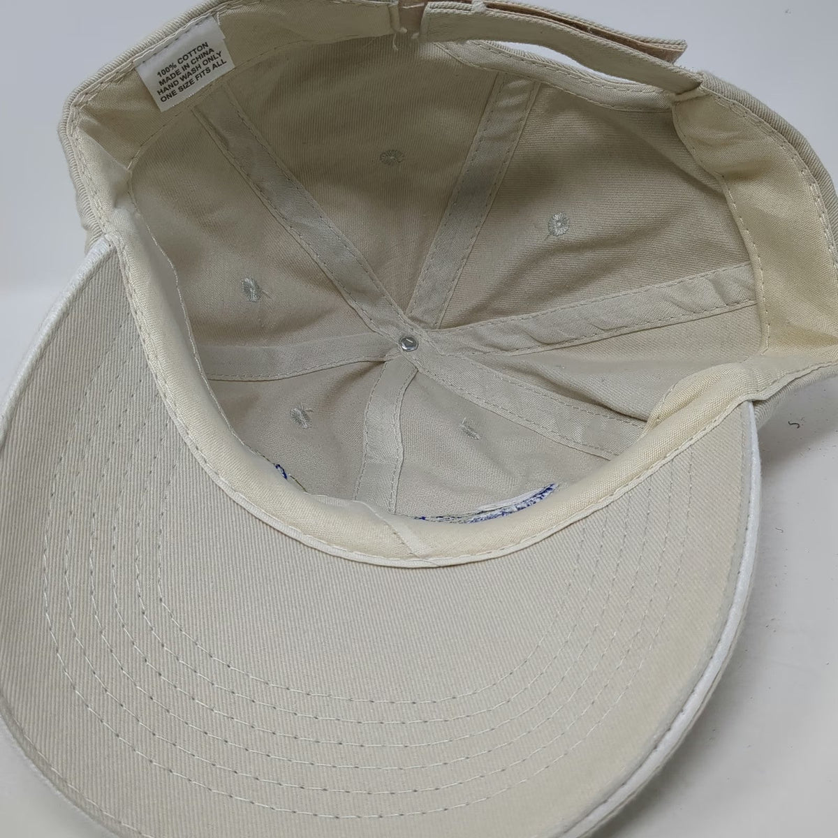 Baseball Cap Beige One Size Serenata Orchestra Strapback Embroidery Music Hat
