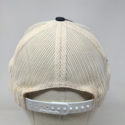 MAY-RHI Hyundai Construction Equipment Mesh Back Trucker Hat Blue One Size