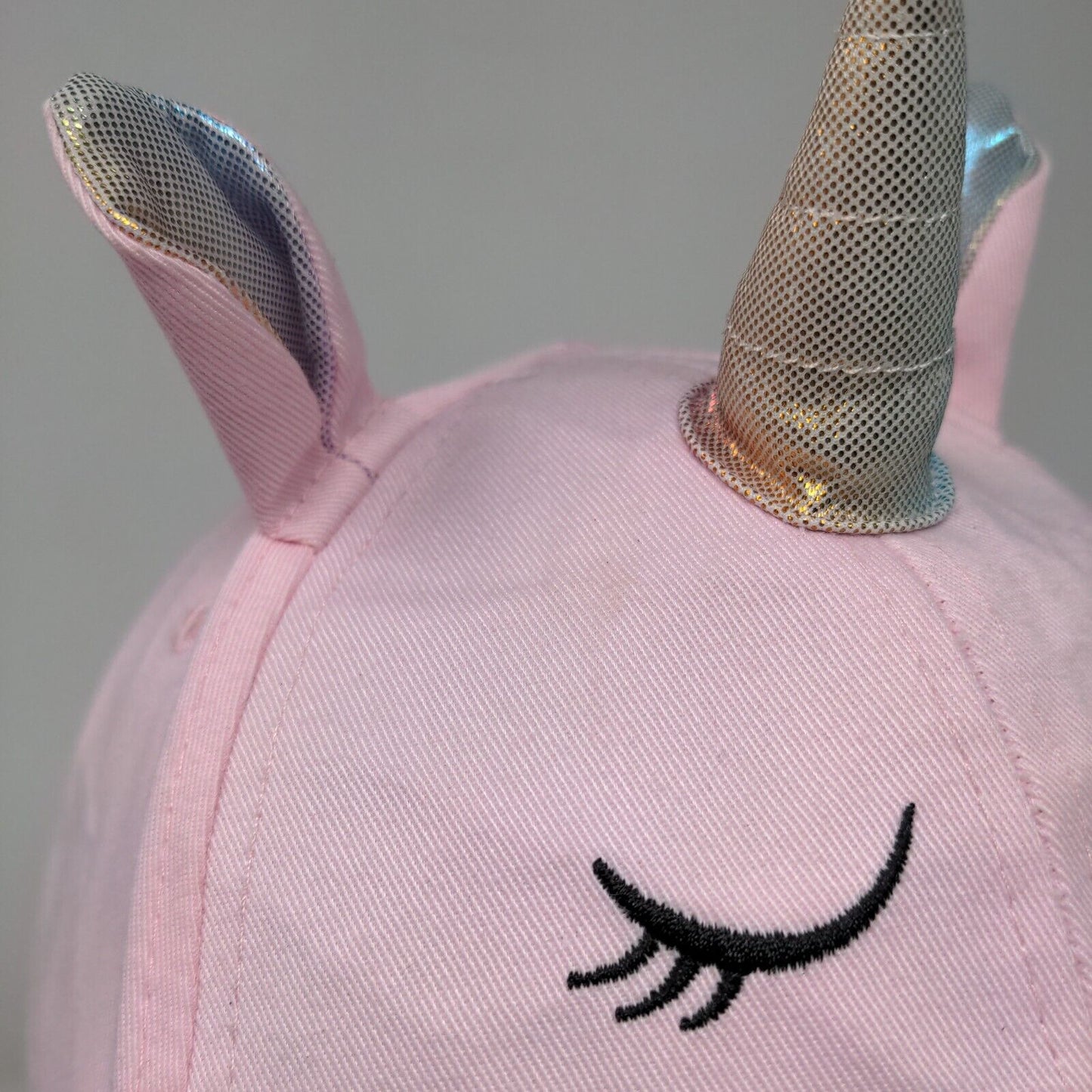 Unicorn Strapback Hat Pink One Size Adjustable 6 Panel Wonder Nation