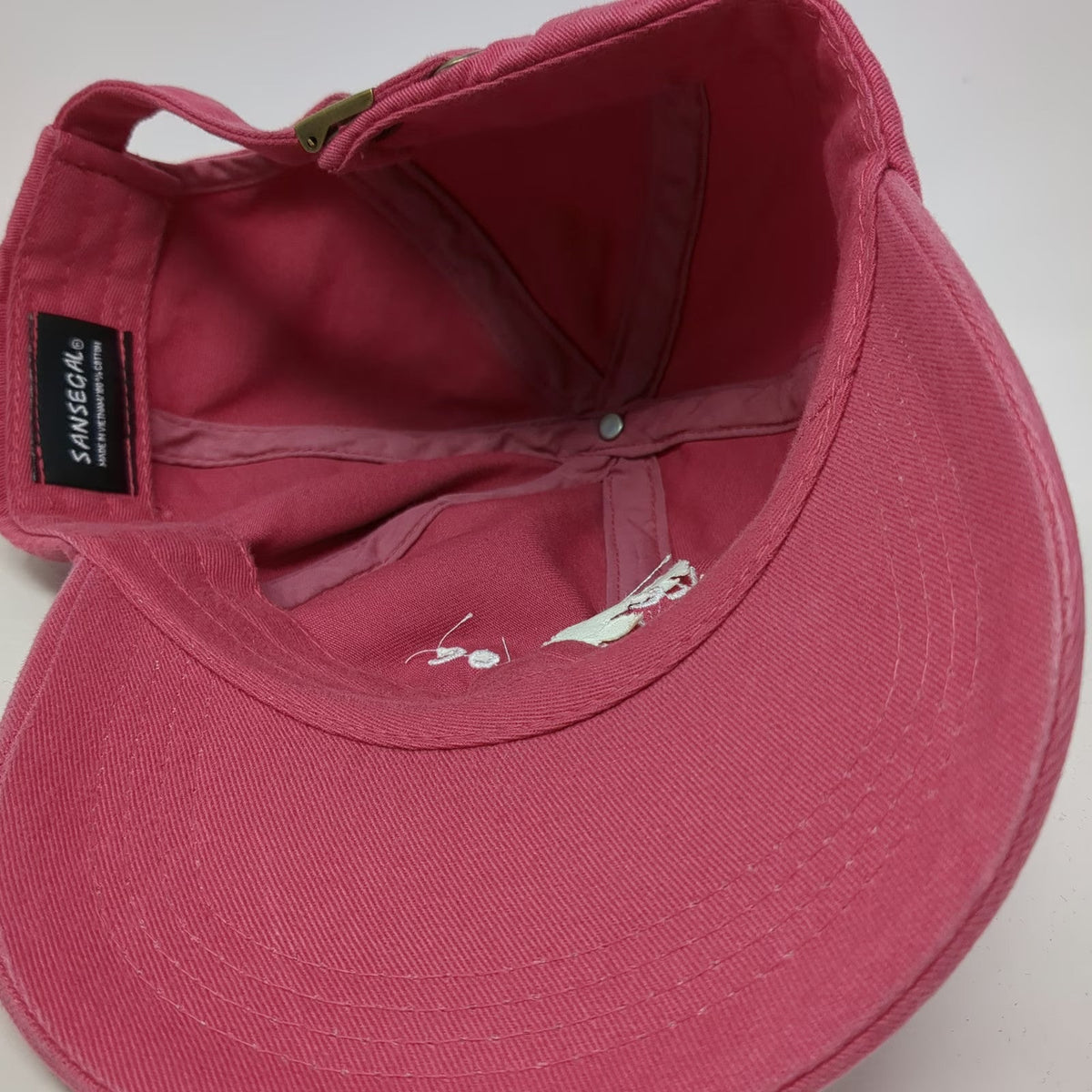 Sansegal Baseball Cap Red One Size Lake Tahoe CA Adjustable Slideback Cotton hat