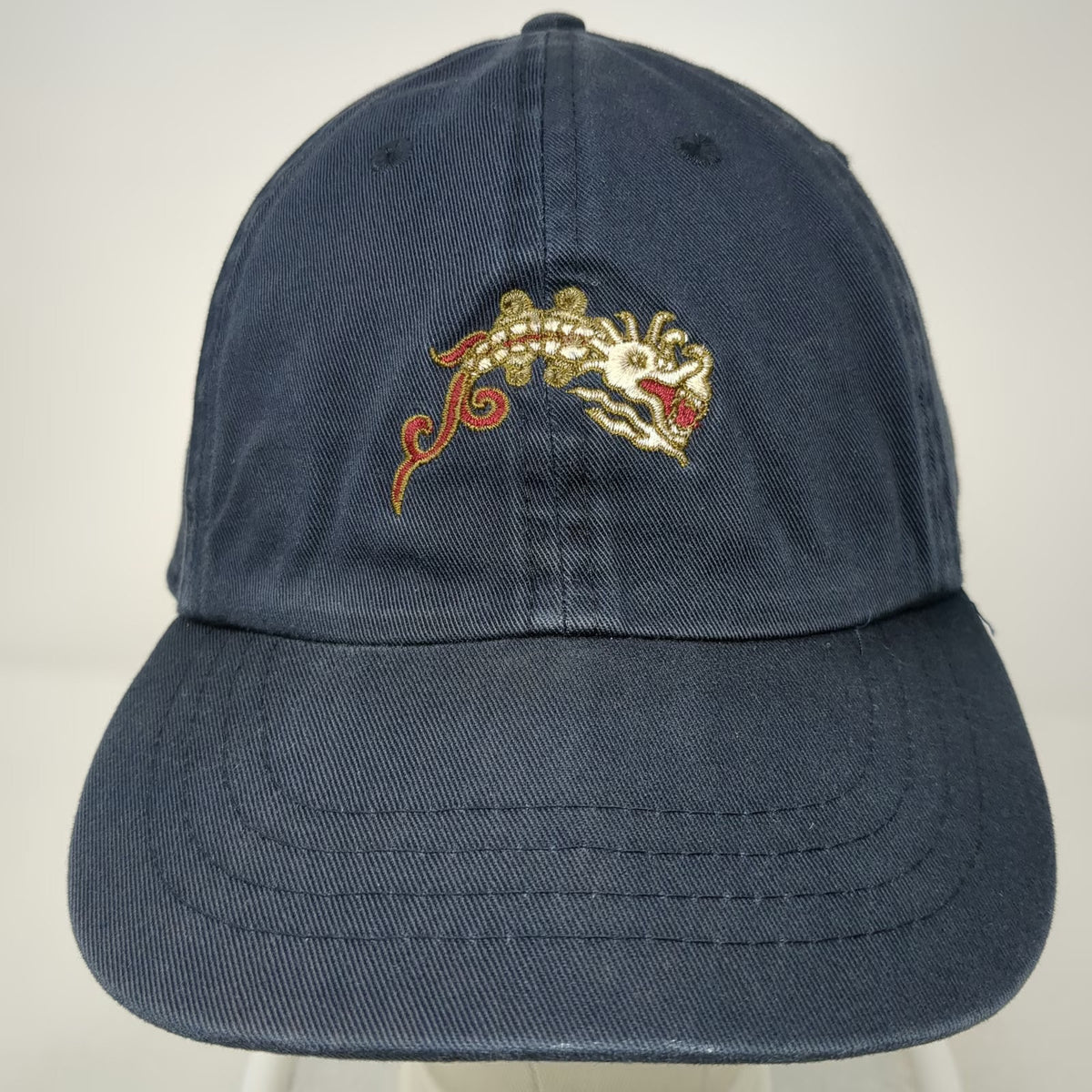 Canyon River Blues Baseball Cap Blue One Size Dragon Embroidery Strapback Hat