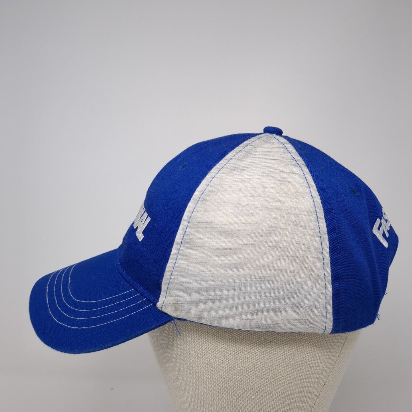 Fastenal Snapback Hat Blue One Size Adjustable Embroidered 6 Panel