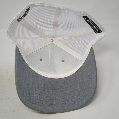 Richardson Yee Yee Apparel Co Trucker Hat Gray One Size Snapback Mesh Back Patch