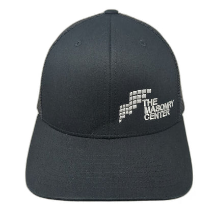 Yupoong Trucker Hat Black One Size The Masonry Center Mesh Snapback Hat Logo