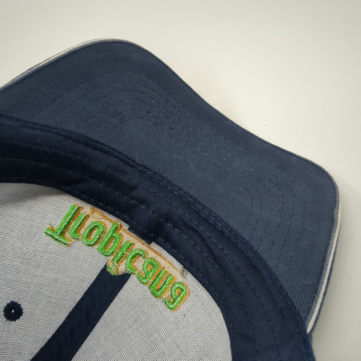 Apollo Tropicana Baseball Cap Blue One Size Embroidered Logo Strapback