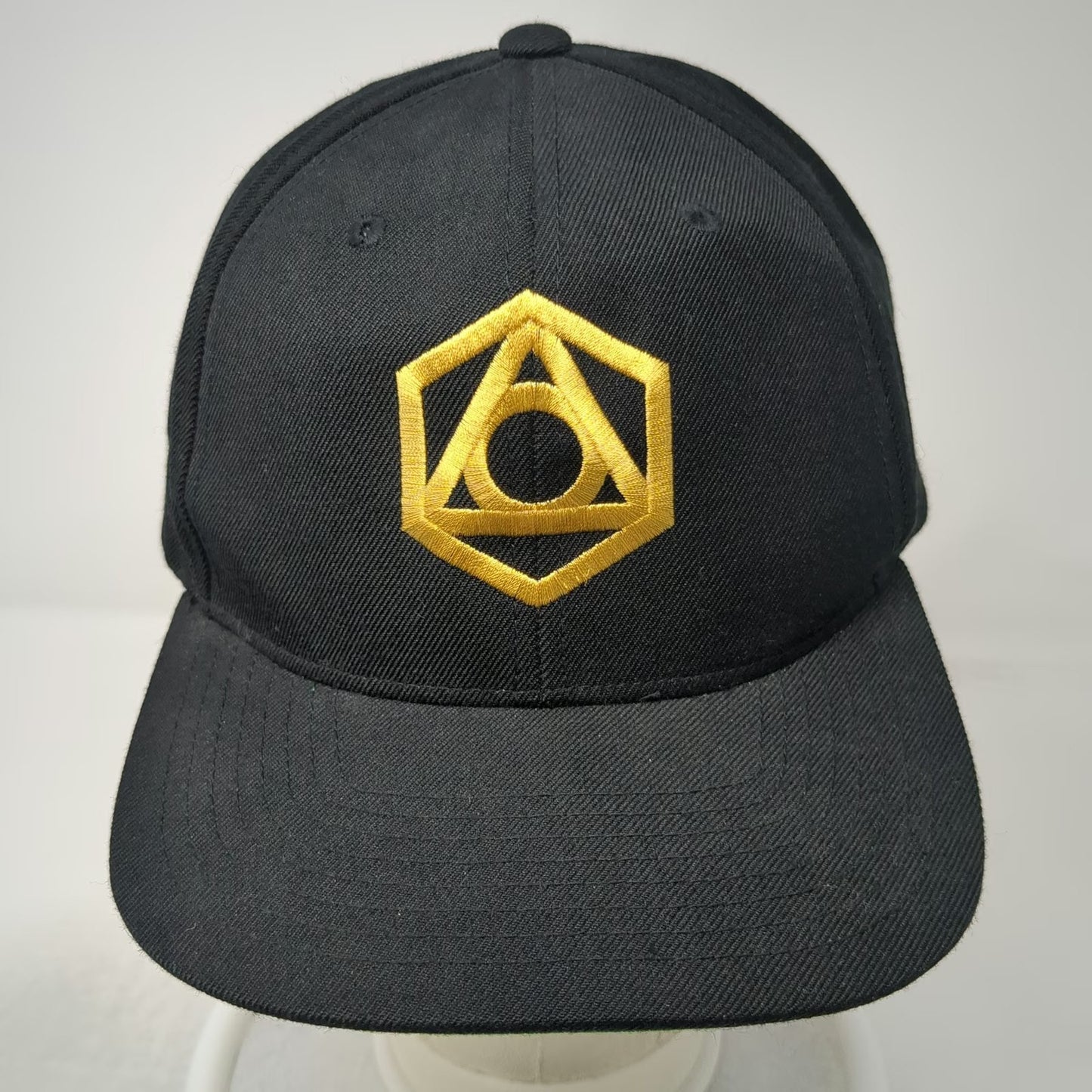 Yupoong Snapback Hat Black One Size Gold Adam Lambert VIP Concert Tour Merch