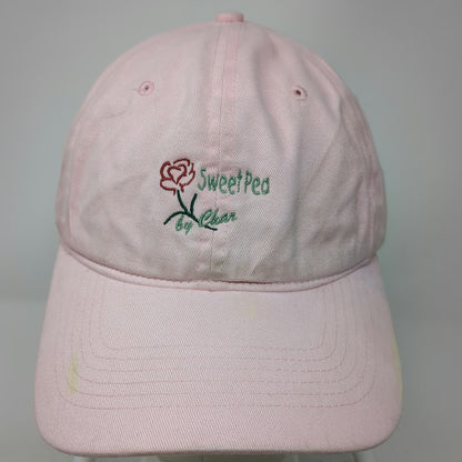 Pacific Headwear Baseball Cap Pink One Size Sweet Pea by Char Rose Floral Hat