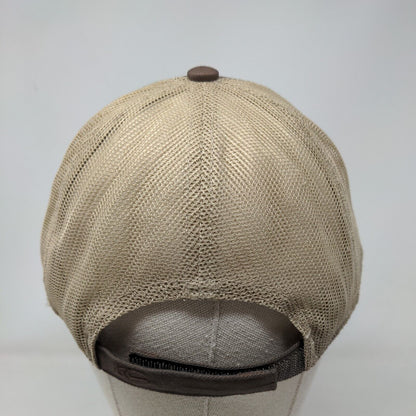 Southern Tire Mart Strapback Trucker Hat Brown One Size Embroidered Mesh Back