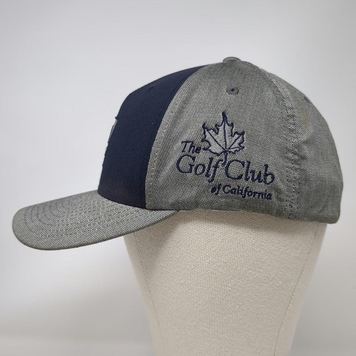 TravisMathew Baseball Cap Gray Blue XL Flexfit Golf Club California Hat