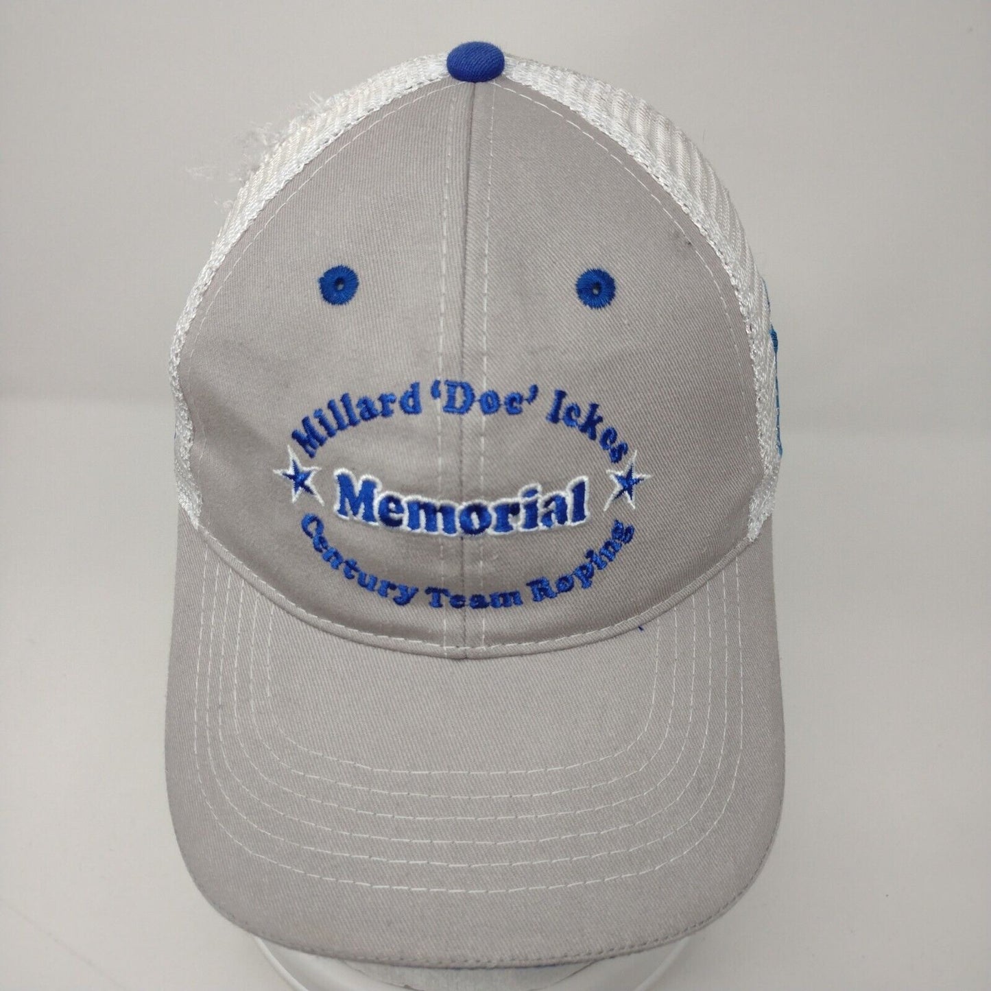 Millard "Doc" Ickes Memorial Snapback Trucker Hat Gray OSFA Colorblock